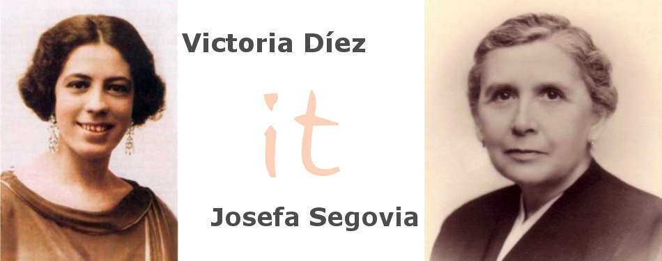 Banner Victoria Díez y Josefa Segovia