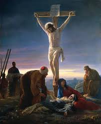 Jesús muere en la cruz