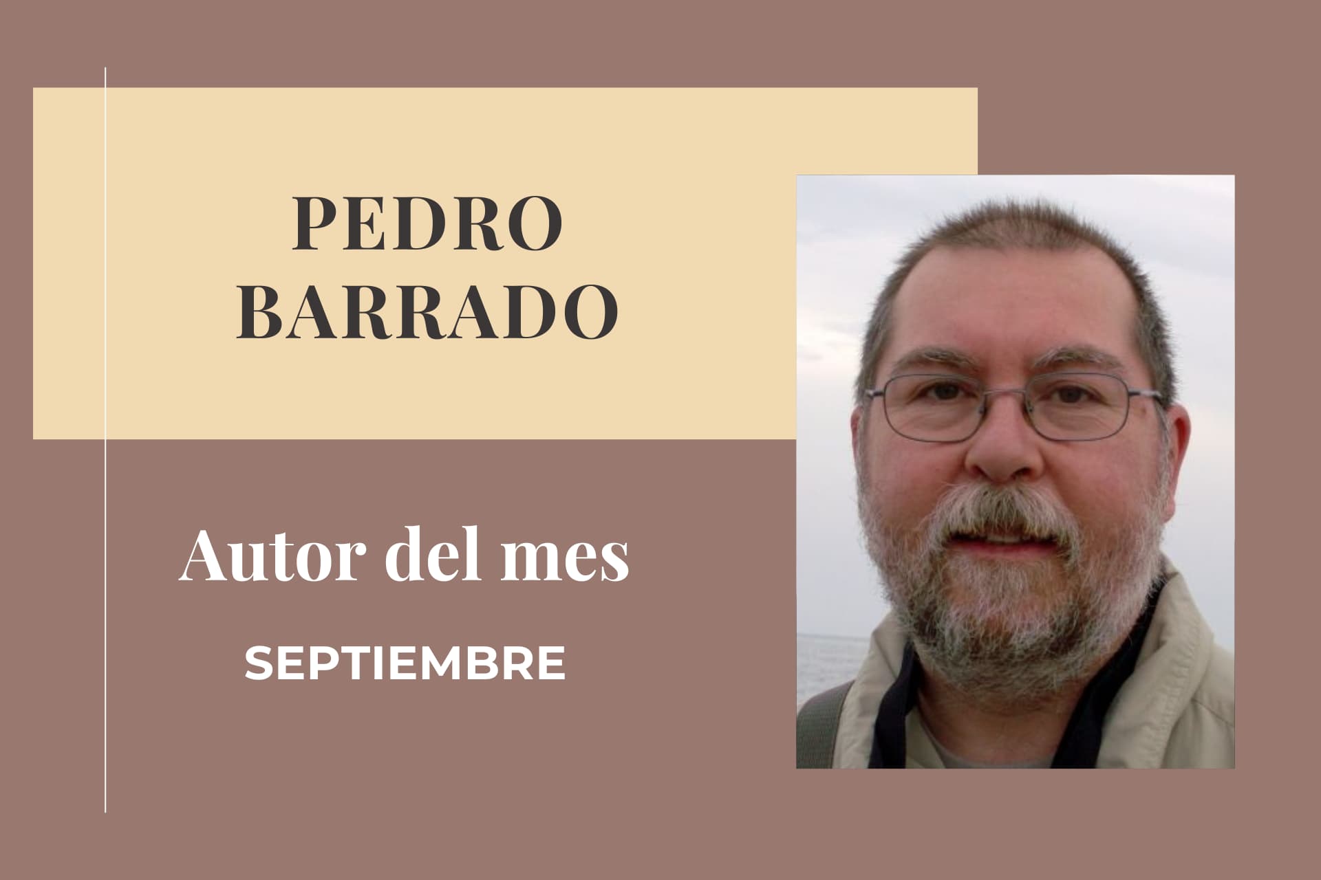 Pedro Barrado autor mes