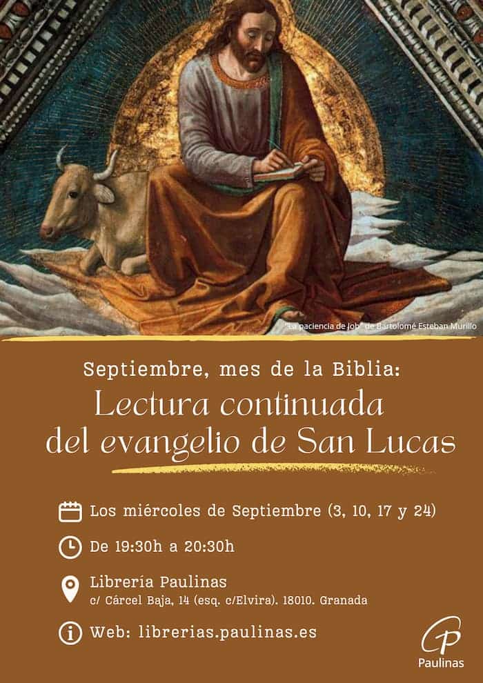 cartel lectura evangelio san lucas